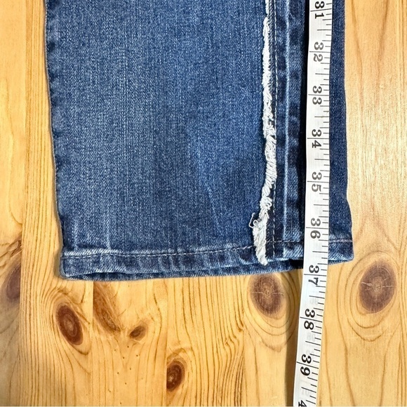 AG Adriano Goldschmied Tuxedo Stripe Ex Boyfriend Slouchy Slim Jeans Women’s 27 - Picture 12 of 13